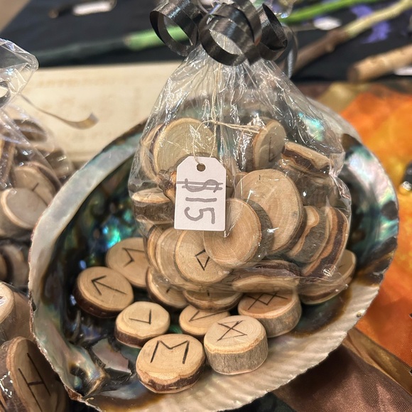 Beech Wood Rune Set - Picture 2 of 2